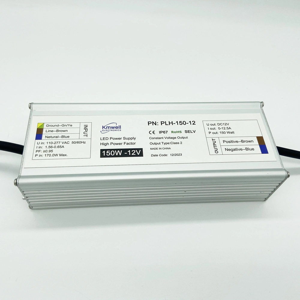 Factory Price DC Switching 150W Power Supply Constant Voltage LED Driver with CE RoHS SAA Rcm