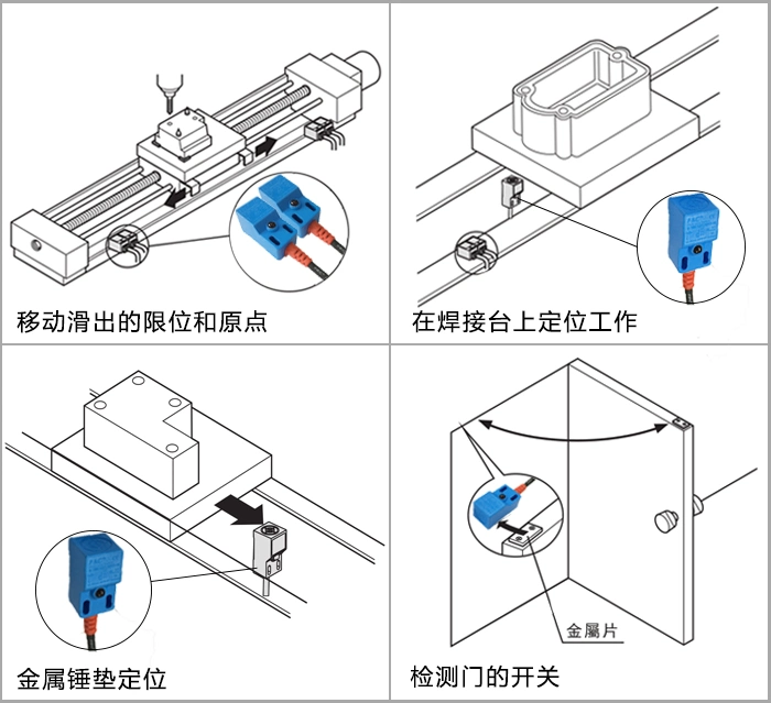 DC 3 Wire 5mm 10mm 20mm NPN Inductive IR Proximity Sensor Switch for Metal Detection