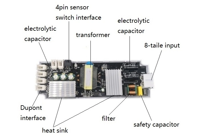 Wired Motion Sensor Under Cabinet Lighting Electronic IR Sensor Switch Electronic IR Sensor Switch