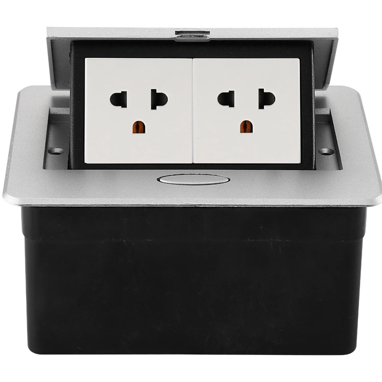 Pop up EU USB Box European Indoor Floor Socket Outlet with USB